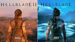 Hellblade 2 vs Hellblade | Graphics, Physics and Details Comparison