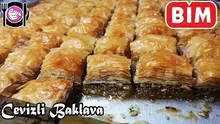 ÇITIR ÇITIRRRR 💯 Cevizli Ev Baklavası Nasıl Yapılır? - Bim Hazır Yufkadan Baklava Tarifi