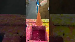 candle wax dipping #wax #gsycandles #oddlysatisfying