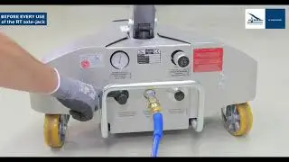 How to operate… RT aircraft axle-jack | HYDRO