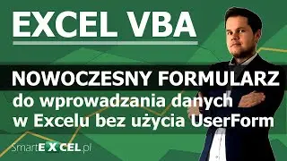 A modern form for entering data without using UserForms in Excel VBA