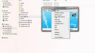 standard settings of pcsx2 0.98 upto speed 140 fps in the menu and 80 fps in the game