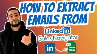 How To Extract Emails From LinkedIn Sales Navigator - LinkedIn Extractor (2024 TUTORIAL)
