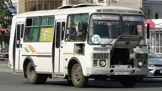 поездка на автобусе паз 32054 ( 2013 г.в ), р379ру174, маршрут 218
