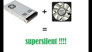 Ender 3 S1 V1 V2 Meanwell PSU Fan Swap