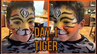 Face Painting Series 2020 Day 1 | Tiger