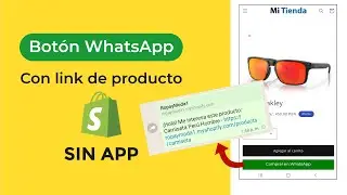 WhatsApp para Shopify sin aplicaciones 2023