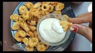 Crispy Goan Squid Fry | Squid Batter Fry | கணவா/கடம்பா மீன் வறுவல்
