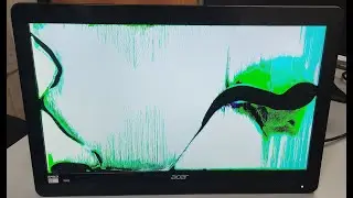 Полная разборка моноблока Acer Aspire ZC-107 Complete disassembly of the Acer ZC-107 desktop pc