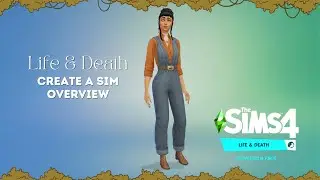 Create A Sim Overview Life & Death The Sims 4 Expansion Pack