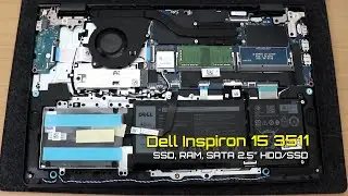 Dell Inspiron 15 3511 Upgrade Guide: M.2 SSD, 2.5