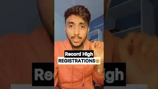 🤯JEE Main 2024 Registrations !! Record High Students | #iit #jee #iitjee #shorts