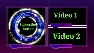 Endscreen Effects | Black Screen Template | Green Screen Template | Endscreen effects Template 2022