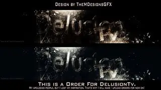 Delusion.TV BG(Photoshop CS6)