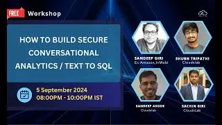 How to build Secure Conversational Analytics / Text to SQL.