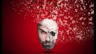 Face and Skull Dispersion Effect Photoshop Tutorial By Ju Joy Design Bangla