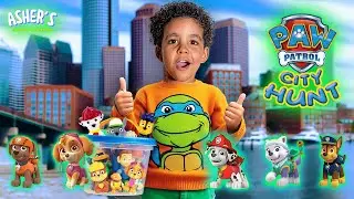 PAW PATROL CITY HUNT 🐶🚨 | Asher's Learning Adventures