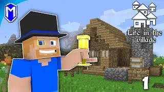 Becoming A Mayor Of Our Own Town In Minecraft - Let's Play Life In The Village Gameplay Ep 1