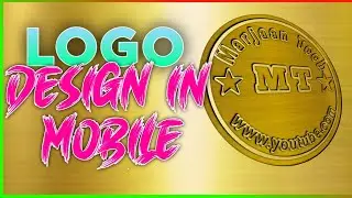 how to create logo in mobile | Logo design in mobile | gold design logo | 