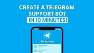 Create a Telegram Customer Support Ticket Bot in 10 Minutes!