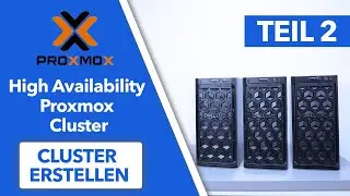 2. Cluster erstellen (3 Nodes) - Step-by-Step Proxmox HA Cluster