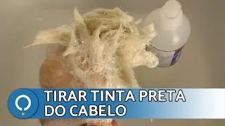 Como tirar tinta preta do cabelo  | Rápido