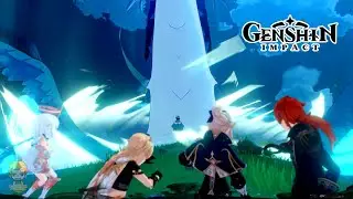 Venti calls Dvalin (Genshin Impact Cutscene)