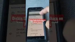 Disable Nearby Share on Android Devices. Saves Battery.