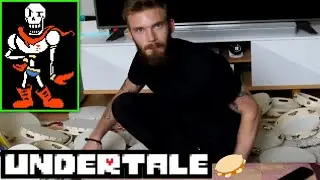 Undertale OST Bonetrousle ( Tambourine Cover) By PewDiePie #shorts