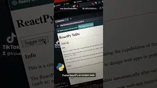 Probar ReactPy sin instalar nada