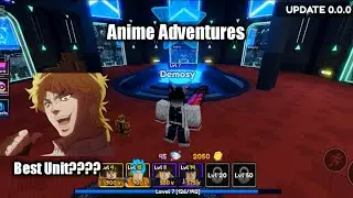 #1 BEST UNIT IN THE GAME?? | DIO SHOWCASE | ANIME ADVENTURES