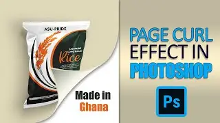 How to make page flip effect in photoshop