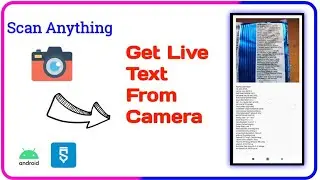 How To make your own OCR App To get live Text From Camera, Scan Any text App tutorial sketchware pro