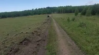 Пробный выезд Дисковой бороны БДН. Мтз 80