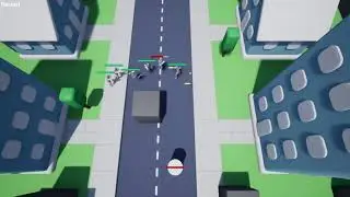 Attack and target following in my Top Down Shooter prototype - Unreal Engine 4