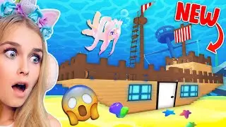 I Got The NEW UNDERWATER PIRATE SHIP MANSION In Adopt Me! (Roblox)