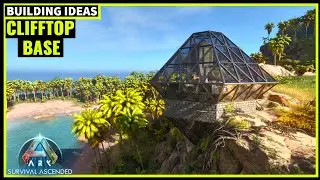 How To Build A Clifftop Base & Interior | Ark Survival Ascended