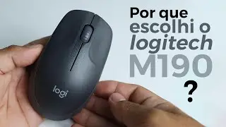 LOGITECH M190, um mouse profissional.👏