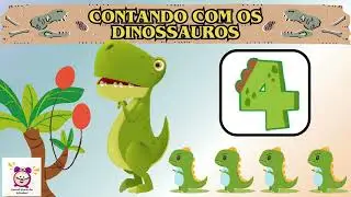 Contando de 0 a 10 com Dinossauros! 🦖| Vídeo Educativo | Educação Infantil | Hora de estudar