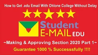 How to get  edu email with ohlone college without delay Approved 2020 part 1