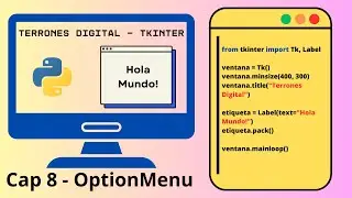 TKINTER - PYTHON - CAP 8 - OPTION MENU