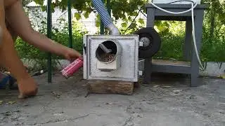 Самодельная пеллетная горелка: моя версия 3