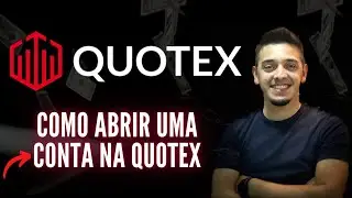Como abrir conta na QUOTEX e configurar a plataforma!!