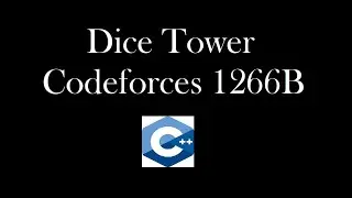 Dice Tower | Codeforces 1266B | Solution with code explanation | Hindi