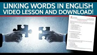 Learn English / Aprender Inglés: Linking sounds and connecting words in English