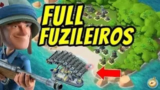 Full Fuzileiros Vs Dr. T | Boom Beach | STAGE 1 - 7