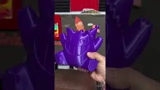 the Christmas gengar is finished! #3dprinting #3dprinter #3dprinted #3dprint #christmas #pokemon