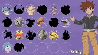 All Ash Rival Pokemon