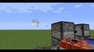 2 способа как сделать тнт(TNT) пушку в minecraft.