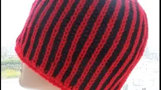 Шапка патентной резинкой (two-tone cap patent gum) (Шапка #17)
